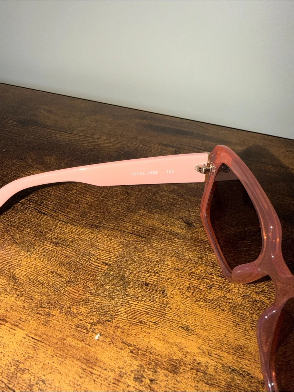 Quay Australia Total Vibe Style Pink Square-Frame Sunglasses